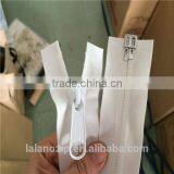 2015 New Top Quality 10# Big Size 4m Long Nylon Water Resistant Zipper in White for Wholesale thumbnail-4