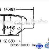 Brake Pad Set Less-metal Semi-metal Ceramic Material Brake Pads FMSI D1033-7937/8286 thumbnail-3