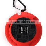 Promotion Gift Mini Portable Round Shape Bluetooth Speaker With Carabiner thumbnail-4