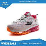 ERKE wholesale factory dropship flyknit mesh jelly outsole fashion brand womens air running shoes