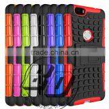 Best Quality Rugged Hybrid Kickstand Heavy Duty Armor TPU+PC Combo Case For Google Nexus 6P Hard Case Lowest Price