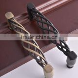 Customized China supplier iron antique classical birdcage home bedroom furniture drawer wardrobes cabinet pull handles