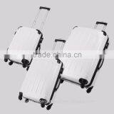 New 3PCS Silver Carry On Luggage Set Trolley Suitcase Travel Bag Spinner ABS PC thumbnail-3
