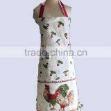 Apron With Adjustable Tie Rooster Design Glove Single Pot Holder Set thumbnail-1