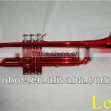 Brass Wind Instrument Bb Colorful Red Trumpet--554 thumbnail-1