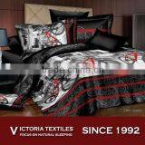 Nice Bicycle Pattern Reactive Printed Microfiber Bedding Comforter Cover Sets thumbnail-1