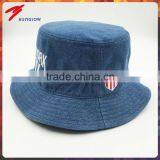 Factory Wholesale Embroidery Jean Bucket Hat thumbnail-1