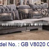 Modern Royal Sofa Set For Living Room Corner Luxury Furniture With L Shape In Fine Quality