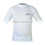 White Short Sleeve Rash Guard Amazon thumbnail-1