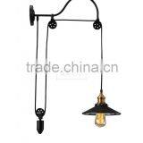 Rusted Retro Wall Lamp Gooseneck Metal Wall Sconce Light Fixture thumbnail-1