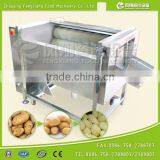 Automatic Washer Type Potato / Sweet Potato Peeling / Polish Machine With Stainless Steel thumbnail-1