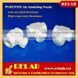RELAB High Quality PVDF PTFE Acid and Alkali Resistance Plastic Atomizing Nozzle
