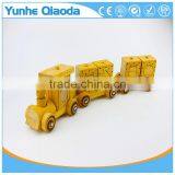 Colorful Wood Stocking Train Toys Geometrical Shape Blocks Education Gift thumbnail-6