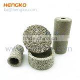 Microns Porous Sintered Stainless Steel SUS 316L Filter Element
