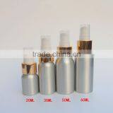 Wholesale 20ml-300ml Aluminum Cosmetic Packaging Lotion Bottles Aluminum Pump Bottles for Skincare Cream thumbnail-3