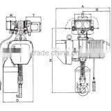 High Quality JNDO 1-5 Ton Chain Electric Hoist thumbnail-2