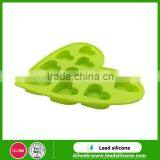 Heart Shaped Silicone Ice Tray,Non-toxic Colorful Flexible Durable Silicone Ice Tray thumbnail-4