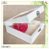 Cute Decorating Painted Square Wooden Chocolate Gift Box thumbnail-2