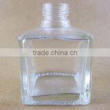 Clear Color Square Glass Jar thumbnail-1