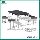 Portable folding table and chair set