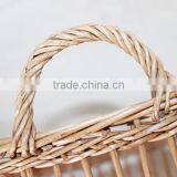 Vintage One Handle Decoration Hanging Wicker Wall Basket thumbnail-3