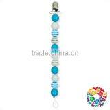 2017 New Designs Toddlers Teething Silicone Pacifier Chain Clip Baby Pacifier Clip Holder thumbnail-3