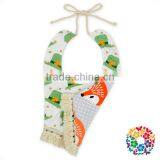 Double Side Designs Print Tassel Baby Bandana Bib thumbnail-3