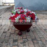 Antique Cast Iron Flower Pot/metal Urns,cast Iron Flower Planters thumbnail-6