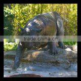 High Quality Metal Animal Sculpture Life-size Bronze Tiger Statue for Sale thumbnail-1