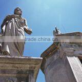 Outdoor Garden Decoration Stone Carving White Marble Cemetery Statues thumbnail-3