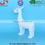 Christmas Decorations White Ceramic Deer for Table Decorations thumbnail-6