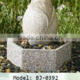 Flower Bud Shape Garden Granite Water Fountain thumbnail-3