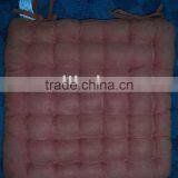 Suede Quilting Chair Cushion thumbnail-1