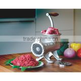 12# hand cast iron meat grinder / electro-plated meat mincer