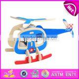 2017 New Design Build Kit Wooden Airplane Toy Funny Kids Wooden Airplane Toy Best Design Children Wooden Airplane Toy W03B064 thumbnail-6