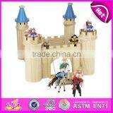 2016 New Fashion Children Wooden Fairy Castle Toy W06A095 thumbnail-1