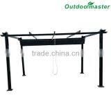 3x3M Pergola Gazebo KD Garden Black Pergola Canopy thumbnail-4