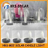 Outdoor Warm LED Candle Shape Solar Cemetery Lamp thumbnail-2