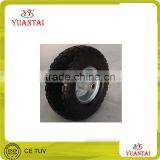 Wheel Barrow, Garden Tool Cart, Beach Cart Use Air Wheel Cart Wheel PU Foam Flat Free Pneumatic Solid Rubber Caster Wheel thumbnail-4