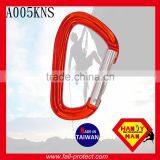 25KN D Type Mountain Climbing Aluminum Carabiner With Straight Gate thumbnail-1