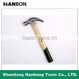 High Carbon Steel Claw Hammer With Wood Handle