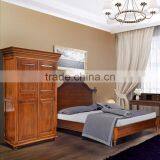 Furniture For Bed Room,Cabinet Solid Wood Mahogany 2 Doors With Shelves and Drawers Inside thumbnail-1