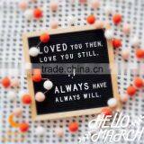 2017 Hotseling Oak Felt Letter Board With 290 Letters thumbnail-1