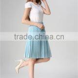 Vintage Tulle Skirt Tutu Midi Summer Pleated Skirts for Women thumbnail-3
