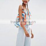 Tiered Cami In Rainbow Stripe Tank Tops thumbnail-1