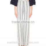 OEM Service New Style Woman Fashion Stripe Linen Trousers thumbnail-2