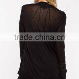 New Arrival Lightweight Female Trendy Beautiful Black Cardigan thumbnail-4