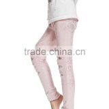 2016 Newest Hot Selling Top Quality Design Imitation Leather Leggins Fitness Baby Leggings Sweet Child Pants thumbnail-3