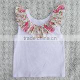 Eye-catching Girls Fancy Short Tops With Ruffles of Diverse Colors