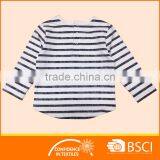 Stripes Print Long Sleeve Autumn Winter Fleece Hoodie thumbnail-2